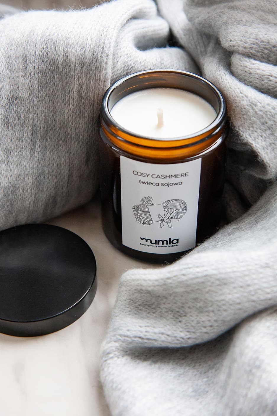świeca cosy cashmere - MUMLA